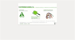 Desktop Screenshot of electricidadazanza.com